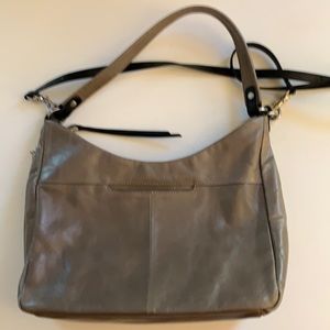 HOBO Like New leather shoulder bag with detachable crossbody strap